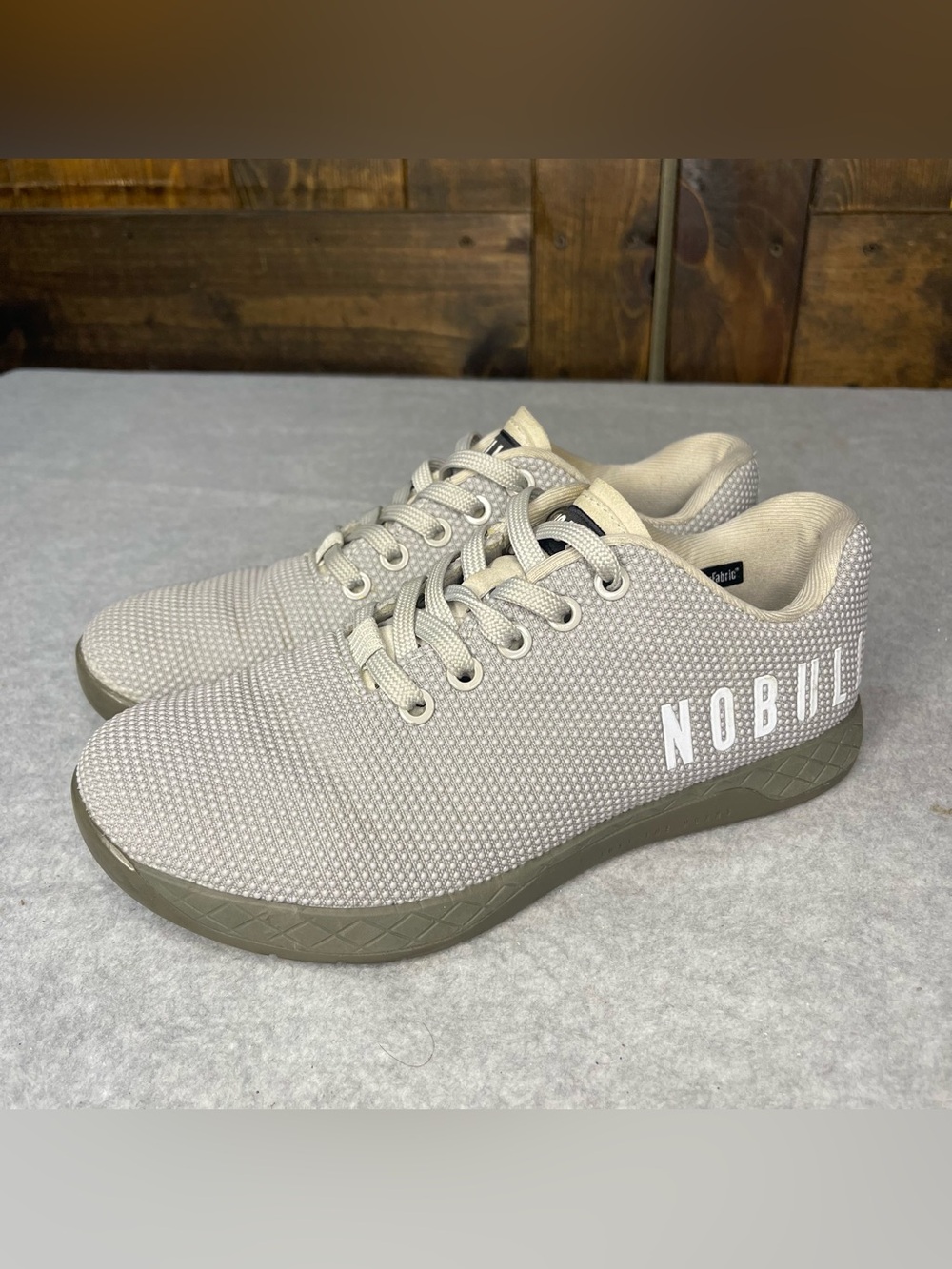 No Bull Womens 7 Gray Superfabric Outwork Training Shoes Lace Up Comfort Support